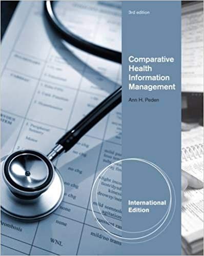 COMPARATIVE HEALTH INFORMATION MANAGEMENT, 3E (PUB. PRICE $222.95)  (PB)