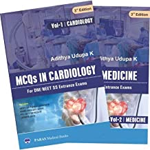 MCQS IN CARDIOLOGY FOR DM/NEET SS ENTRANCE EXAMS 3RD/2019 (2 VOLS.SET)