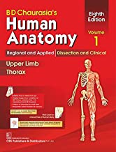 BD CHAURASIAS HUMAN ANATOMY 8ED VOL 1 REGIONAL AND APPLIED DISSECTION AND CLINICAL UPPER LIMB THORAX (PB 2022) 